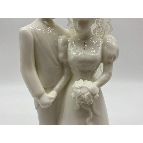 San Francisco Music Box Company Vintage Musical Bride & Groom Porcelain Figure - Picture 11 of 16